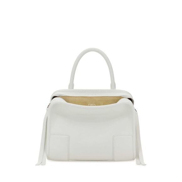 LOEWE Handbags - Loewe Women White Leather Small Amazona Handbag
